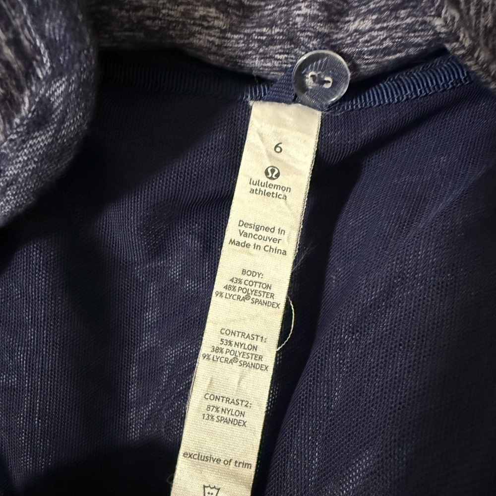 lululemon athletica ride on blazer size 6 Women's Dark Blue Blazer - Picture 3 of 6